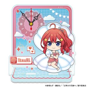 The Quintessential Quintuplets ∽ Puchichoco Mini Acrylic Table Clock Itsuki Nakano: Vacation Ver.
