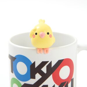 Tomatte! Kotori Tai Bird Mini Figures Vol. 2 Lutino Cockatiel