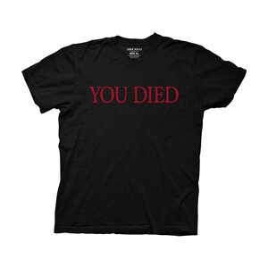 Dark Souls You Died Adult T-Shirt S