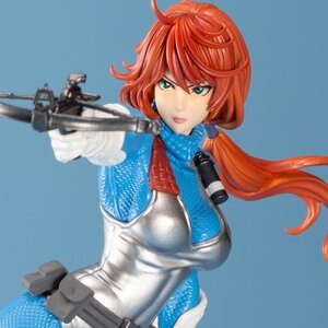 G.I. Joe Bishoujo Statue Scarlett: Sky-Blue Color Limited Edition