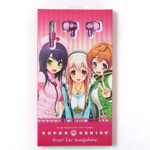 Super Sonico In-Ear Headphones Pink Pink