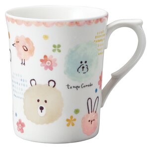 Tempo Comodo Watercolor Animal Mug Pink