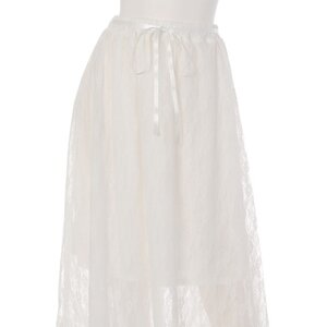 Swankiss Variety Long Skirt White