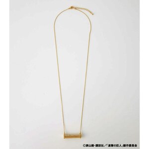 Attack on Titan R4G Titan Downing Stake Gold Necklace