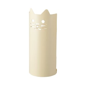 Neco Face Cat Toilet Paper Holder Ivory
