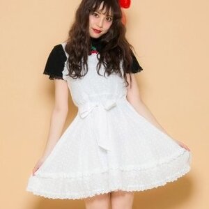 Swankiss Cotton Dress White