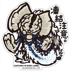 Capcom x B-Side Label Monster Hunter XX Sticker Touketsu Chuui