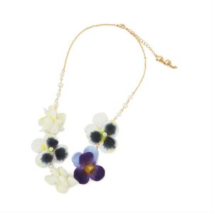 LIZ LISA Pansy Necklace Blue