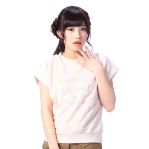 LIZ LISA Flower Lace Shirt Pink