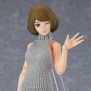 figma Female Body (Chiaki) with Backless Sweater Outfit