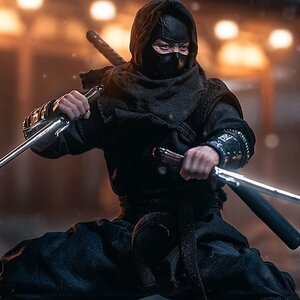 Shadow Ninja (Black) 1/12 Scale Action Figure [Pre-order]
