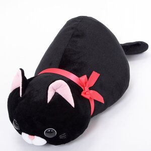 Tsuchineko Higebukuro Cat Plush Collection (Big) Black Mofu