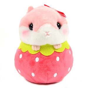 Coroham Coron Fruits Vol. 2 Hamster Plush Collection (Standard) Ichigo-chan w/ Strawberry
