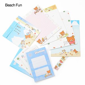 Rilakkuma’s Summer Vacation Letter Set Beach Fun