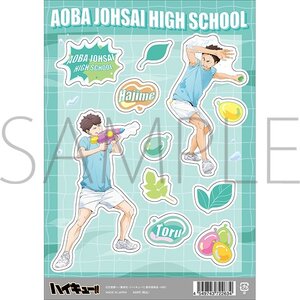 Haikyu!! Season 4 Clear Stickers Oikawa & Iwaizumi