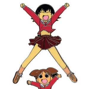 Azumanga Daioh Chiyo & Tomo Metal Pin Set