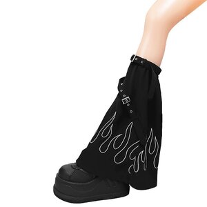LISTEN FLAVOR Fire Belt Leg Covers Black