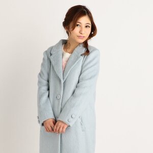 LIZ LISA Cozy Long Coat Blue