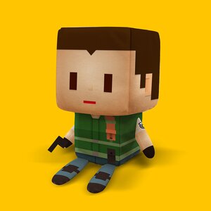 VOXENATION Capcom 40th Plush Collection Resident Evil Chris Redfield