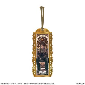 Resident Evil 30th Anniversary Main Art Metal Bookmarker Chris Redfield [Pre-order]