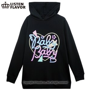 Listen Flavor Angel Baby Logo Hoodie Black