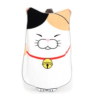 Hige Manjyu Diecut Cat Blanket Mi-sama