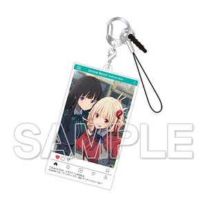 Lycoris Recoil Social Media Style Acrylic Keychain