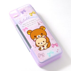 Rilakkuma Go Go School Pen Cases Purple
