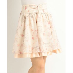 LIZ LISA Ballerina Print Skirt White