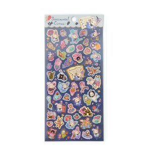 Sentimental Circus Temaneki Kagee no Alice Stickers Blue