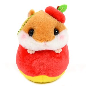 Coroham Coron Fruits Vol. 2 Hamster Plush Collection (Ball Chain) Coron w/ Apple