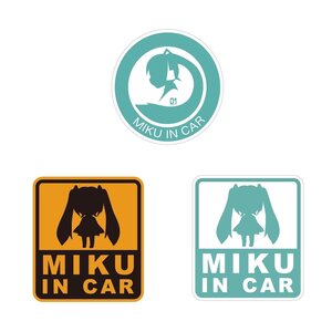 DBC x Hatsune Miku Car Sticker Set