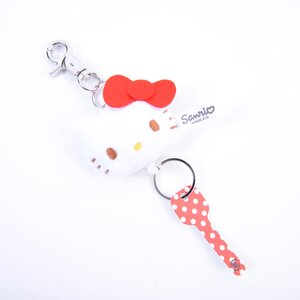 Hello Kitty Plush Reel Key Ring (Red)