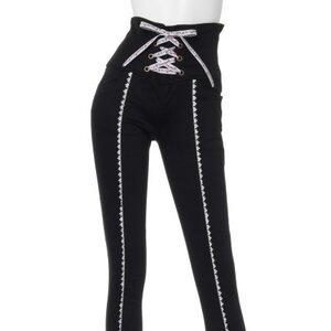 Swankiss Laced Long Pants Black S