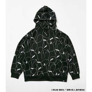 Attack on Titan R4G 3D Maneuver Gear Black Hoodie M