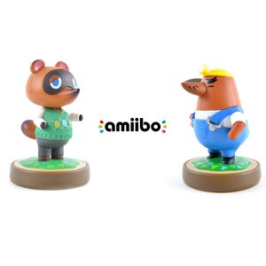 Animal Crossing Tom Nook amiibo w/ Free Mr. Resetti amiibo