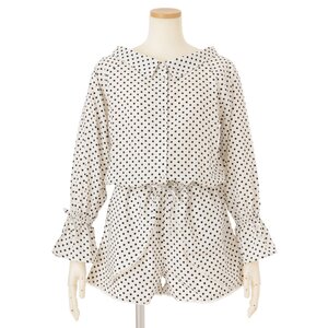 LIZ LISA Polka Dot Romper White