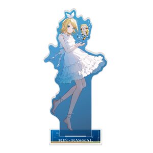 Hatsune Miku x Rascal the Raccoon 2025 Acrylic Stand Kagamine Rin [Pre-order]