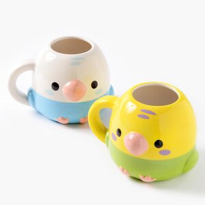 Kotori Tai Bird Die-Cut Mug Complete Set + Mini Plushie