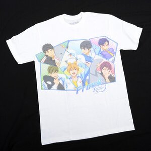 Free! Eternal Summer Group Panels Men’s T-Shirt Large