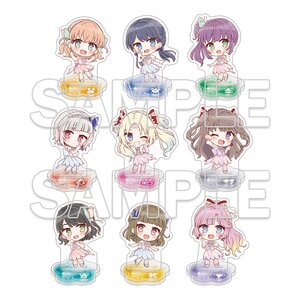 Love Live! Hasu no Sora Jogakuin School Idol Club Tradable Mini-Character Acrylic Stand Ver.AURORA FLOWER (1 Piece) [Pre-order]
