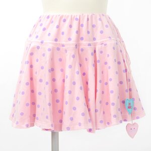 milklim New Dot-chan Skirt Light Pink/Lavender Dots