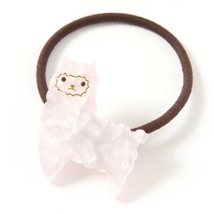 Alpaca Hair Tie Pink