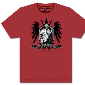Black Butler Sebastian & Ciel Coat of Arms T-Shirt (men’s) L