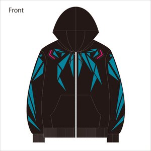 Hatsune Miku Geometric Hoodie M