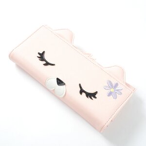 Mie-chan Long Wallet Light Pink