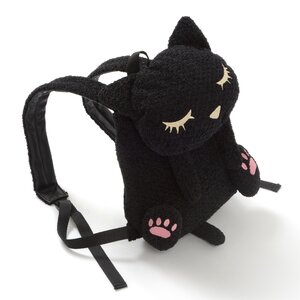 Osuwari Pooh-chan Mini Backpack Black