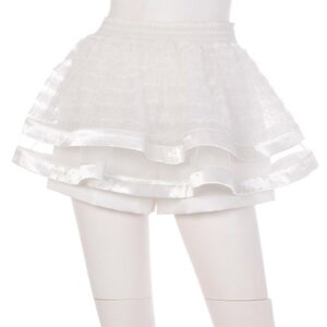 Swankiss Furifuri Sukapan Skirt White