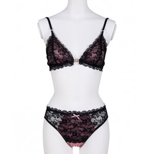 feast secret Petit Devil Series Bralette & Panty Set Rose