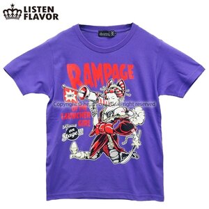 LISTEN FLAVOR Oiran Rock Girl T-Shirt Purple L